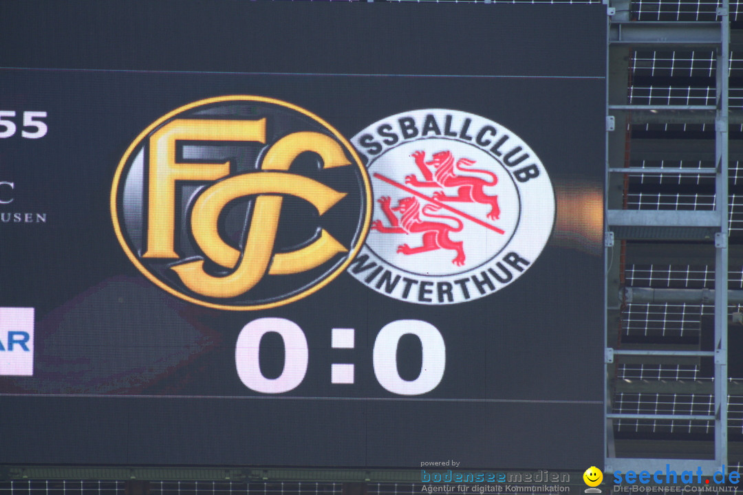 Fussball: FC Schaffhausen vs FC Winterthur - Schweiz, 21.05.2018