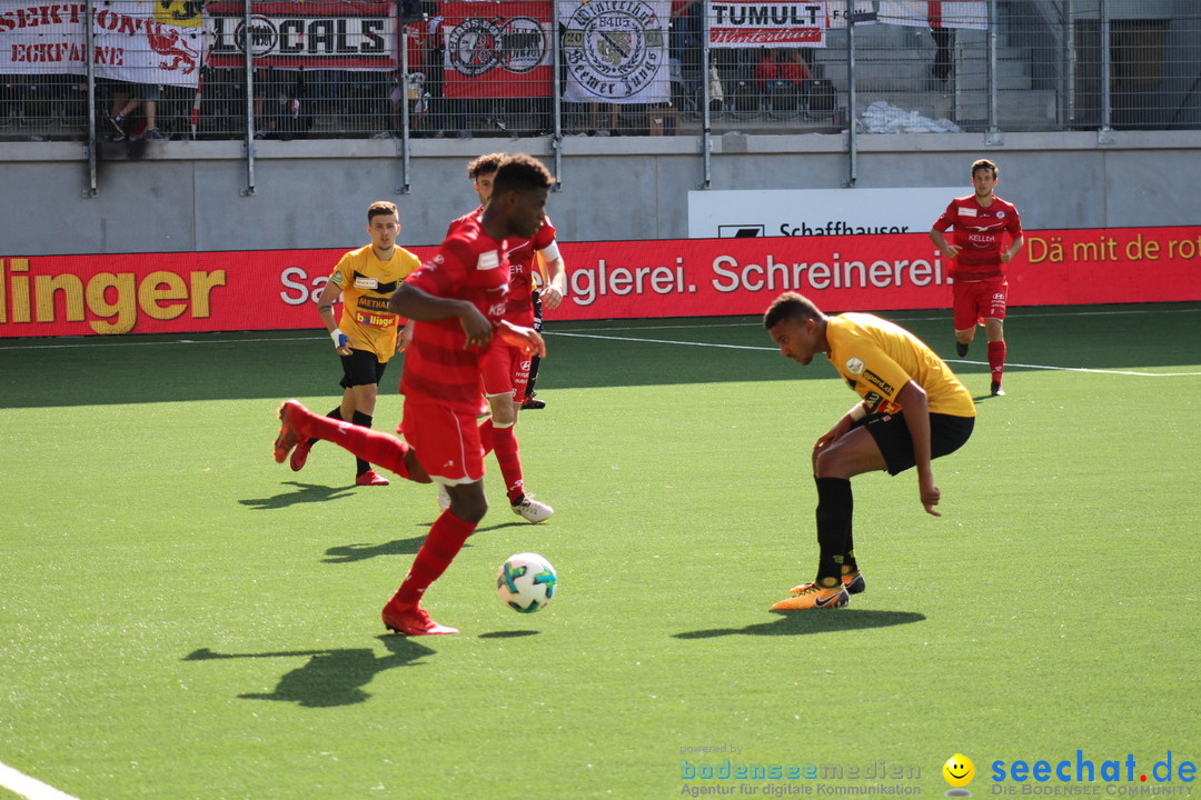 Fussball: FC Schaffhausen vs FC Winterthur - Schweiz, 21.05.2018