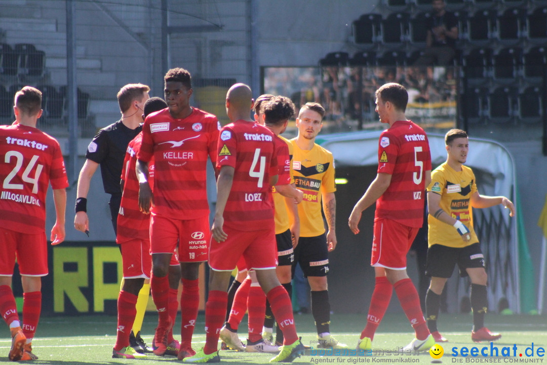 Fussball: FC Schaffhausen vs FC Winterthur - Schweiz, 21.05.2018