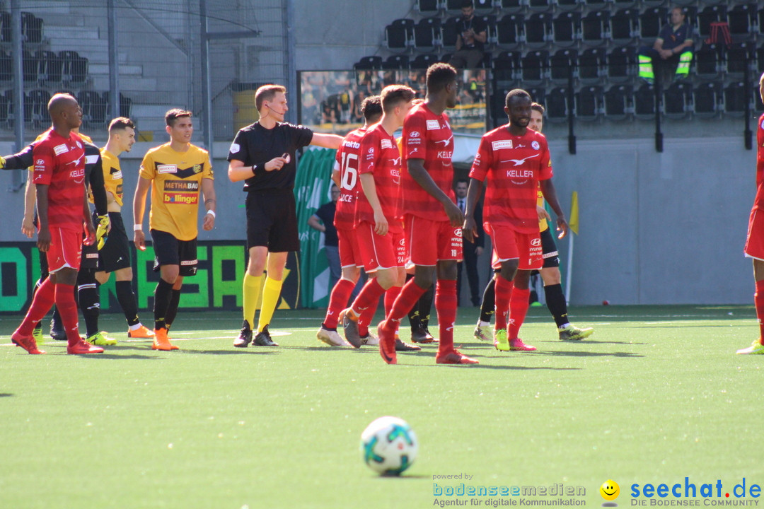 Fussball: FC Schaffhausen vs FC Winterthur - Schweiz, 21.05.2018