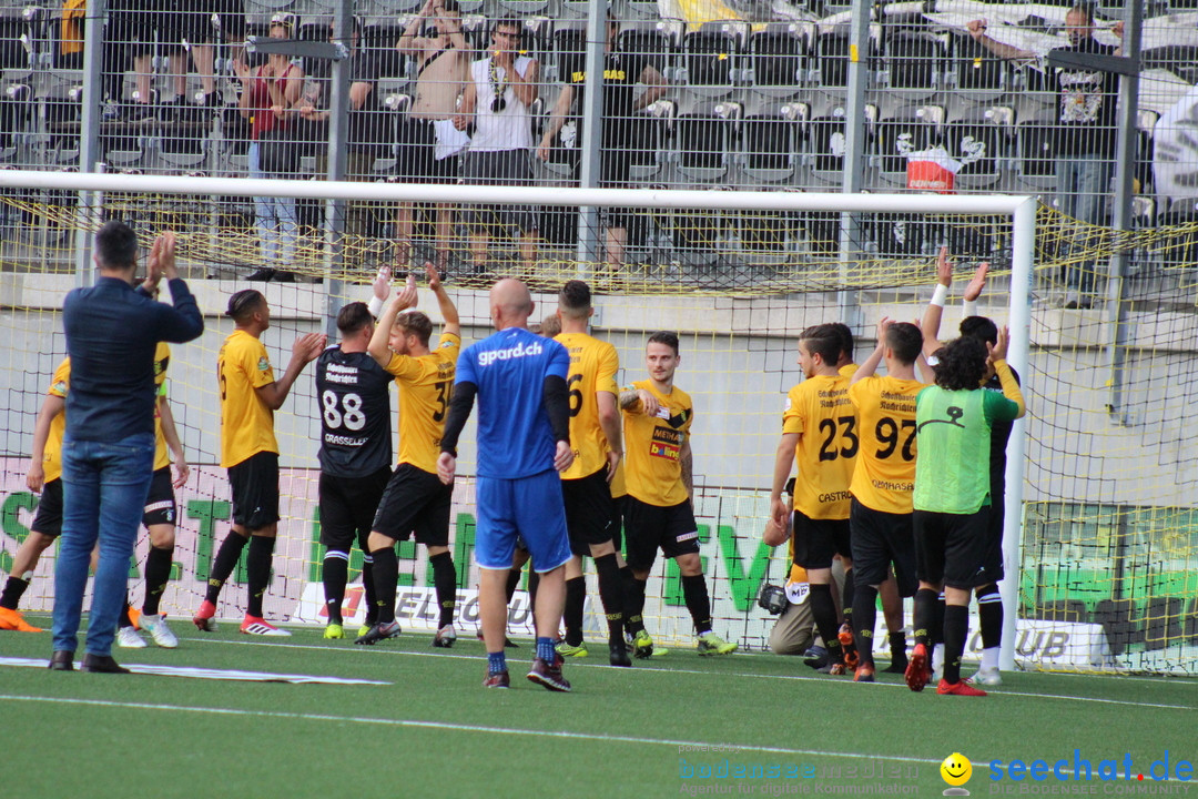 Fussball: FC Schaffhausen vs FC Winterthur - Schweiz, 21.05.2018