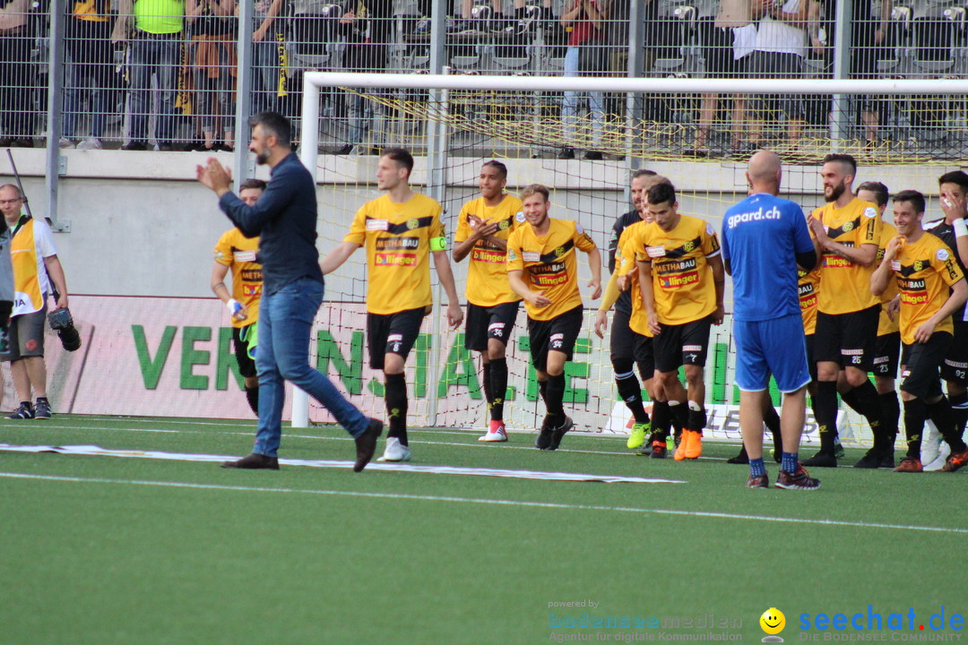 Fussball: FC Schaffhausen vs FC Winterthur - Schweiz, 21.05.2018