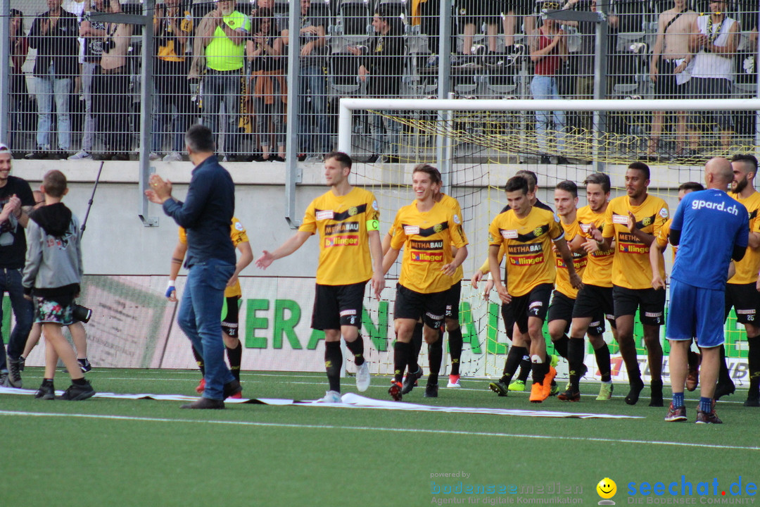 Fussball: FC Schaffhausen vs FC Winterthur - Schweiz, 21.05.2018