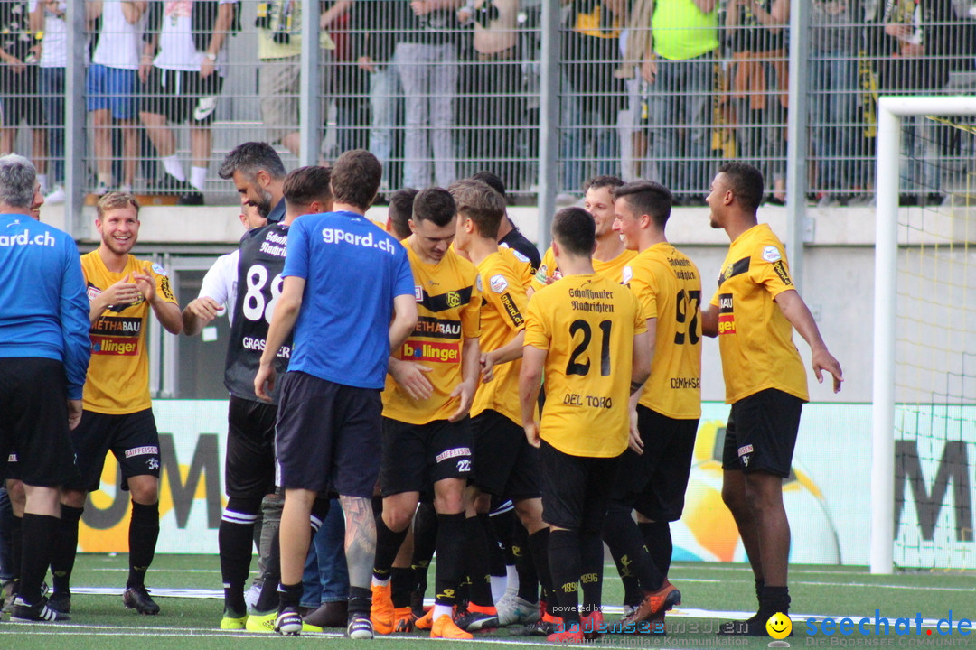 Fussball: FC Schaffhausen vs FC Winterthur - Schweiz, 21.05.2018