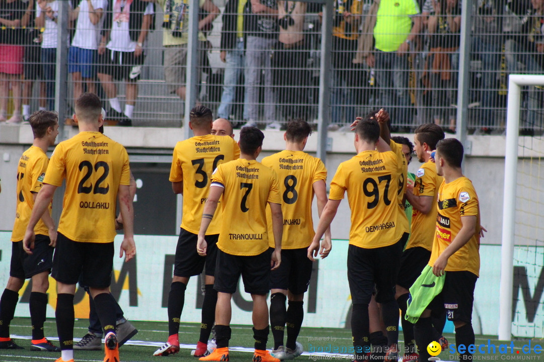 Fussball: FC Schaffhausen vs FC Winterthur - Schweiz, 21.05.2018