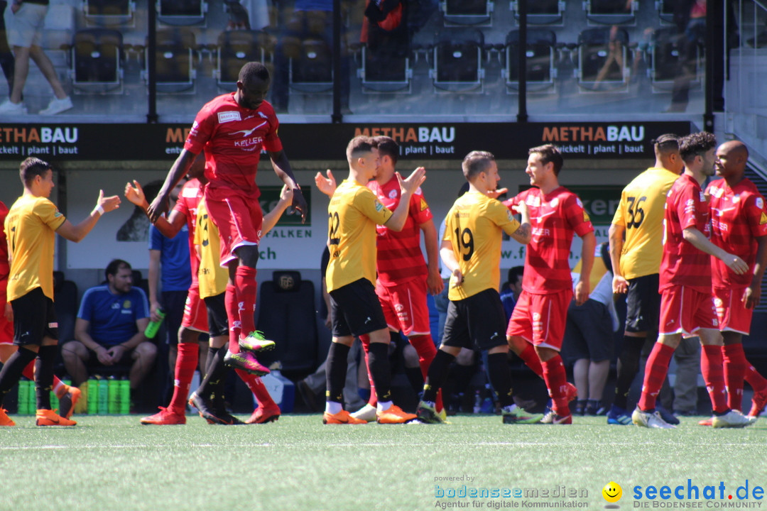 Fussball: FC Schaffhausen vs FC Winterthur - Schweiz, 21.05.2018