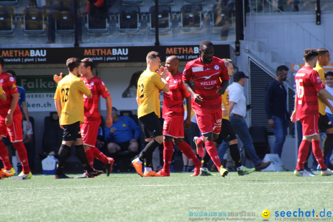 Fussball: FC Schaffhausen vs FC Winterthur - Schweiz, 21.05.2018