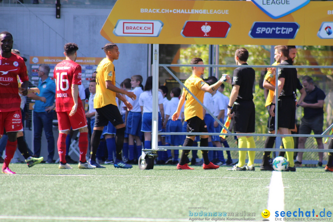 Fussball: FC Schaffhausen vs FC Winterthur - Schweiz, 21.05.2018