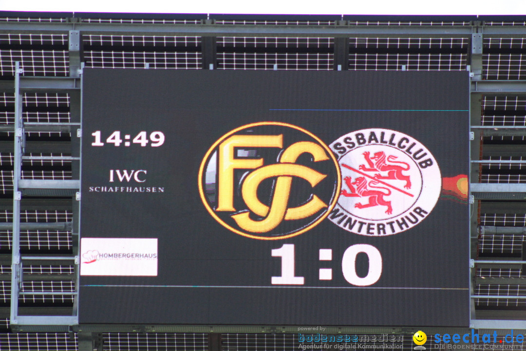 Fussball: FC Schaffhausen vs FC Winterthur - Schweiz, 21.05.2018