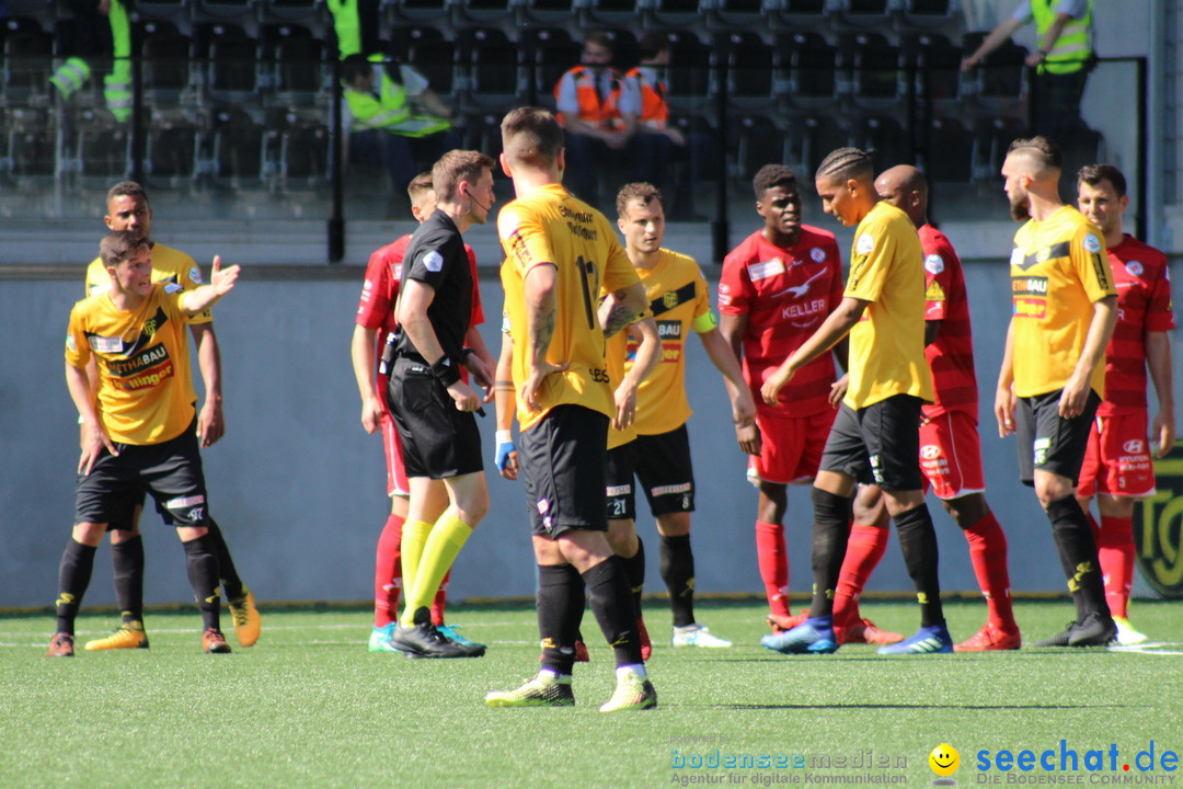 Fussball: FC Schaffhausen vs FC Winterthur - Schweiz, 21.05.2018