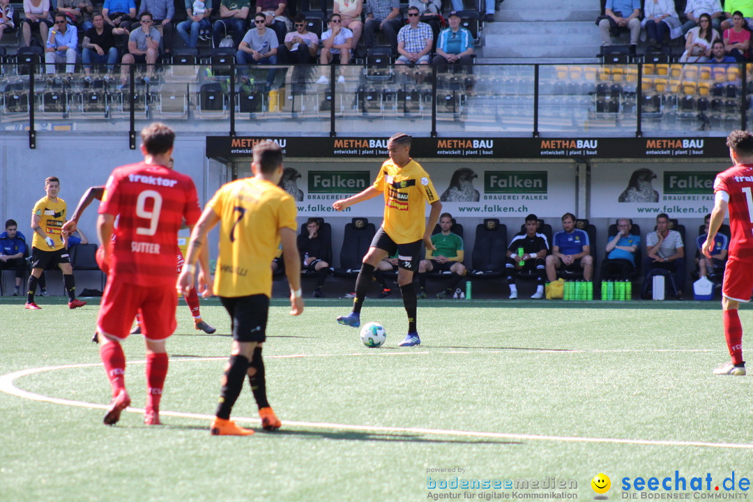 Fussball: FC Schaffhausen vs FC Winterthur - Schweiz, 21.05.2018