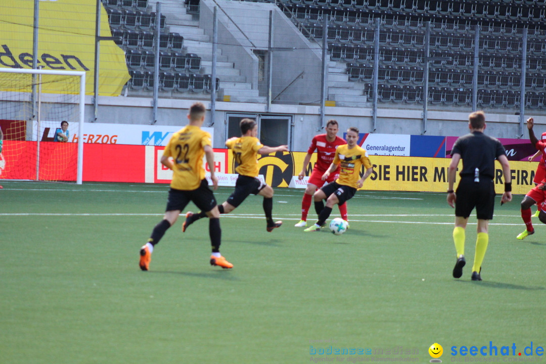 Fussball: FC Schaffhausen vs FC Winterthur - Schweiz, 21.05.2018