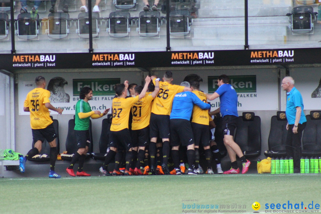 Fussball: FC Schaffhausen vs FC Winterthur - Schweiz, 21.05.2018