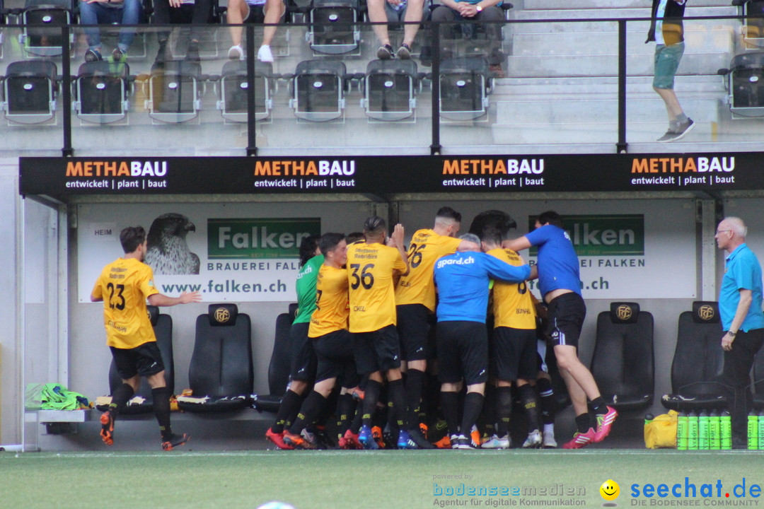 Fussball: FC Schaffhausen vs FC Winterthur - Schweiz, 21.05.2018