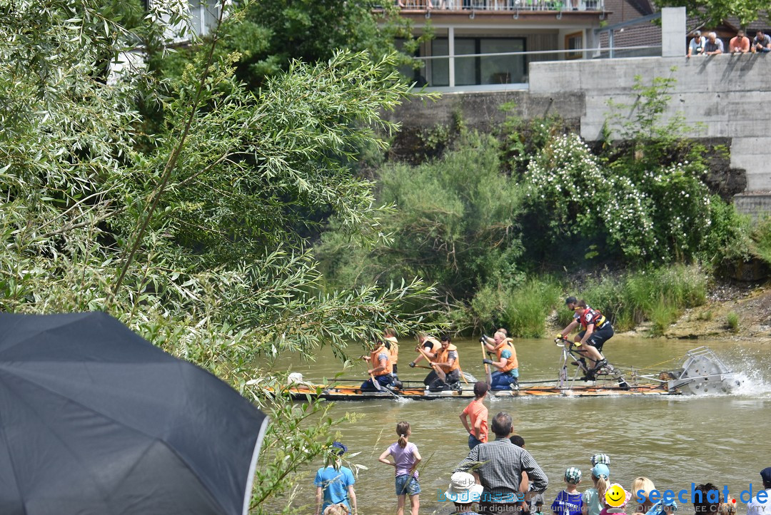 Mammut Flossrennen: Sitter-Thur in der Schweiz, 27.05.2018