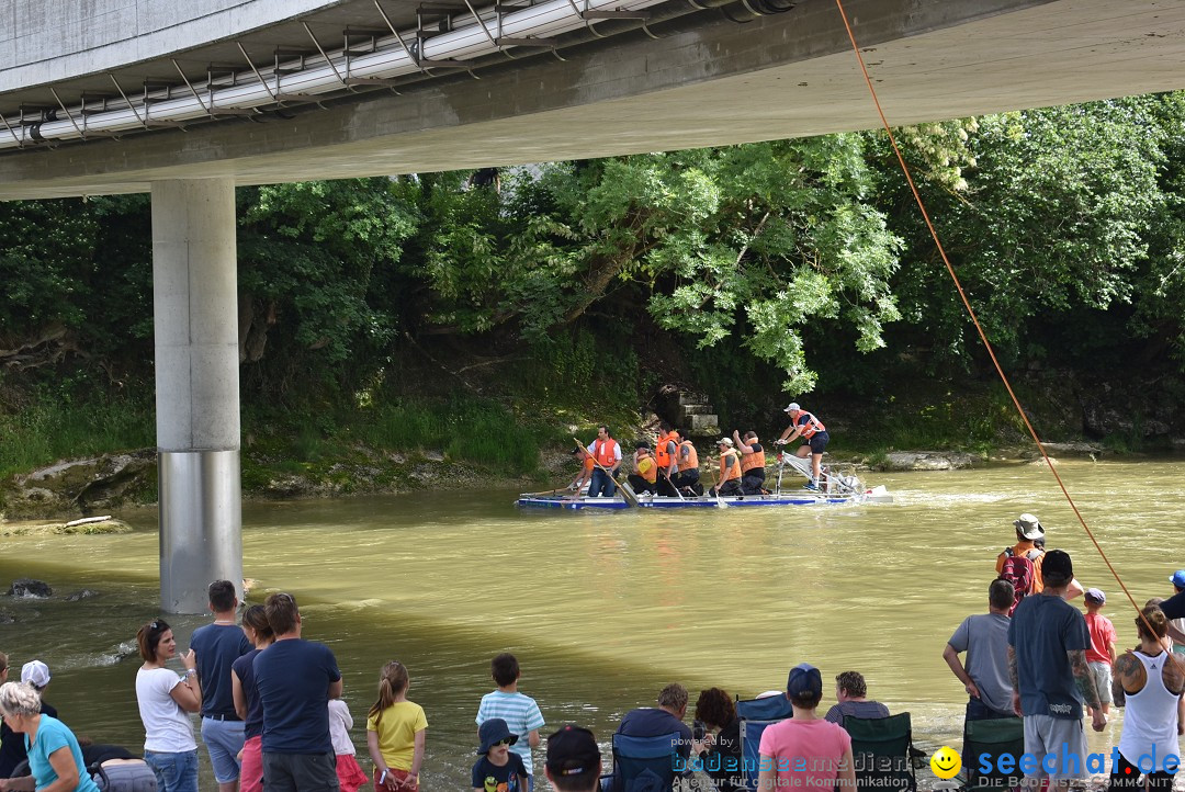 Mammut Flossrennen: Sitter-Thur in der Schweiz, 27.05.2018