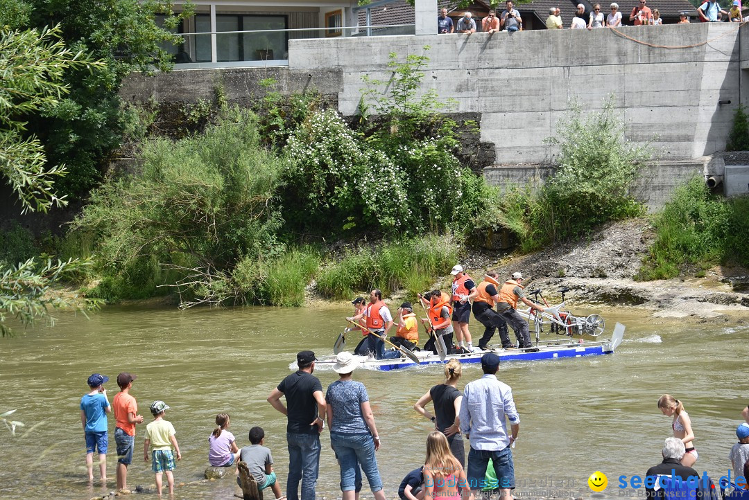 Mammut Flossrennen: Sitter-Thur in der Schweiz, 27.05.2018