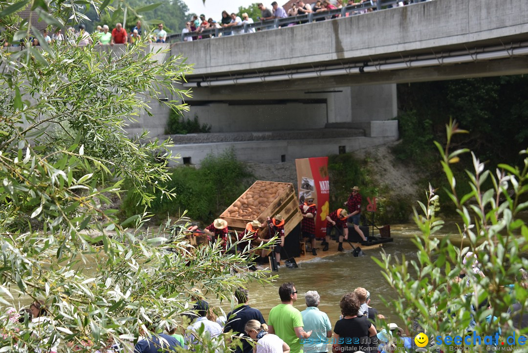 Mammut Flossrennen: Sitter-Thur in der Schweiz, 27.05.2018