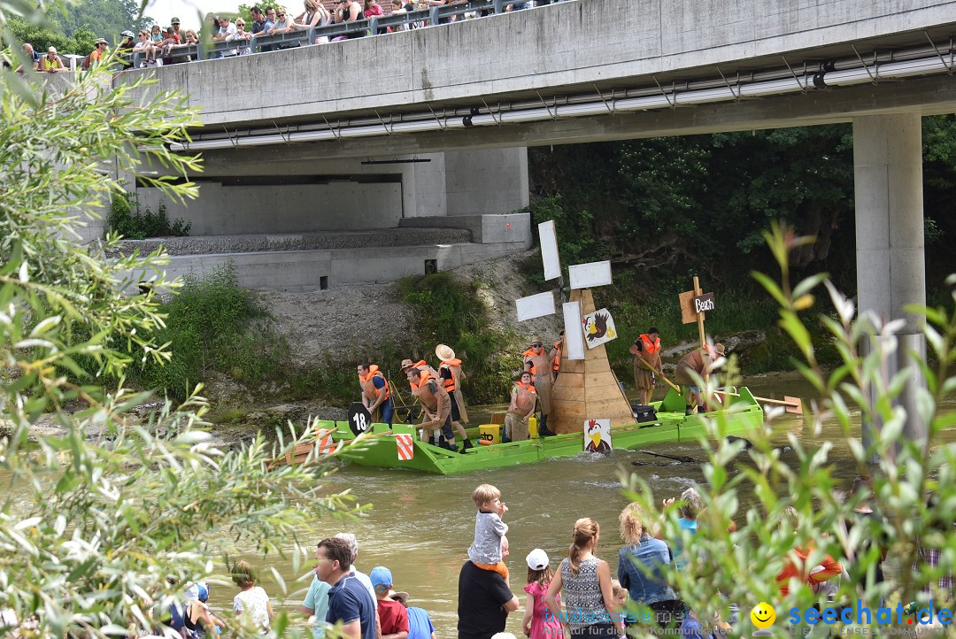 Mammut Flossrennen: Sitter-Thur in der Schweiz, 27.05.2018