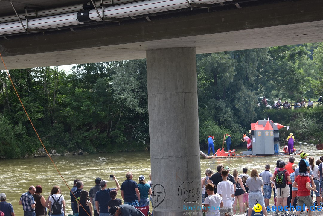 Mammut Flossrennen: Sitter-Thur in der Schweiz, 27.05.2018