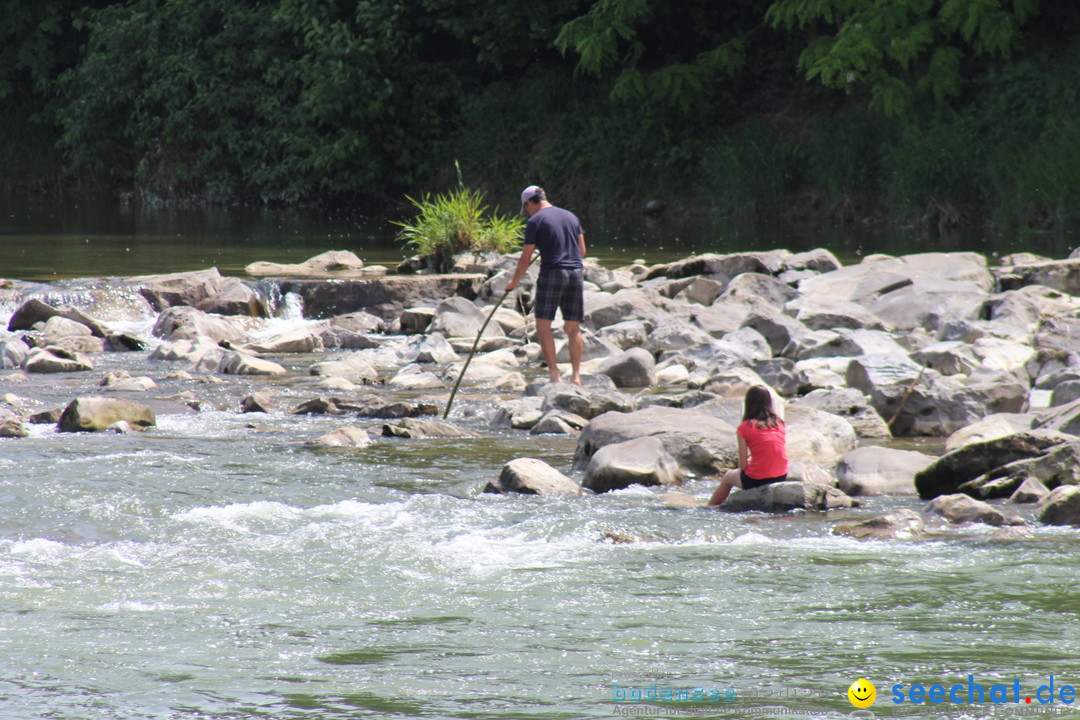 Mammut Flossrennen: Sitter-Thur in der Schweiz, 27.05.2018