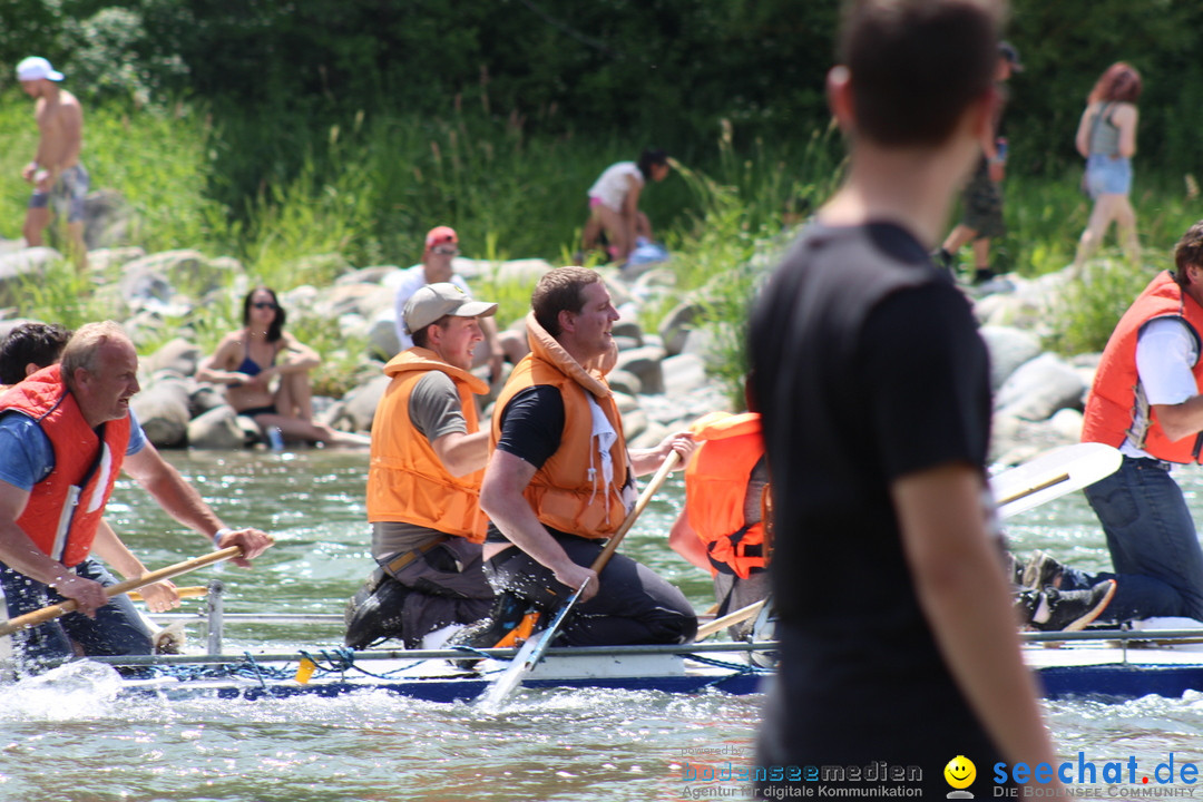 Mammut Flossrennen: Sitter-Thur in der Schweiz, 27.05.2018