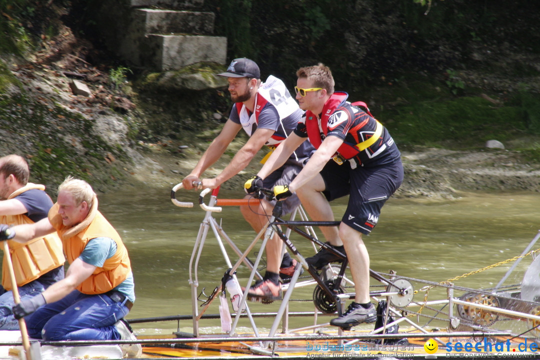 Mammut Flossrennen: Sitter-Thur in der Schweiz, 27.05.2018