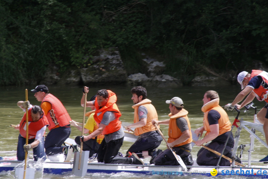 Mammut Flossrennen: Sitter-Thur in der Schweiz, 27.05.2018