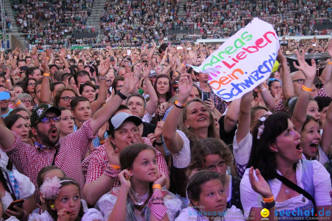 Andreas Gabalier Konzert im Kybunpark: St. Gallen am Bodensee, 09.06.2018