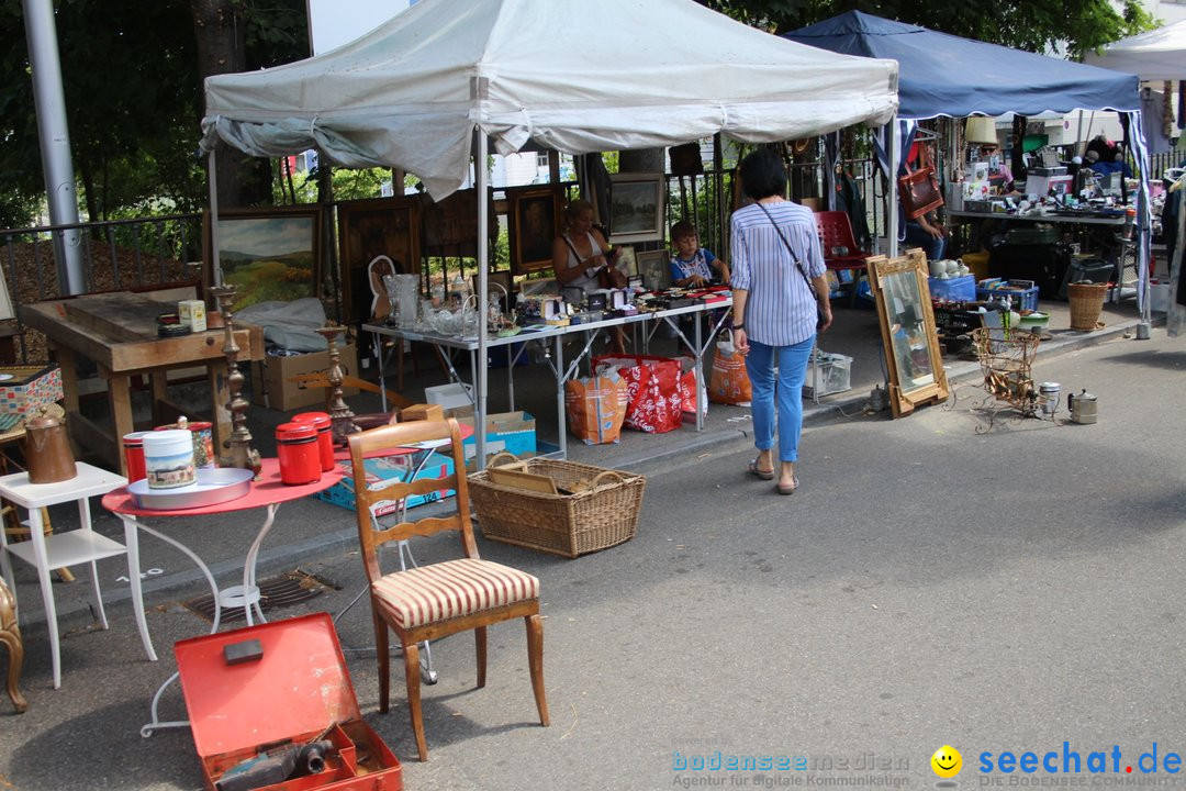 Flohmarkt Kreuzlingen und Konstanz am Bodensee, 10.06.2018