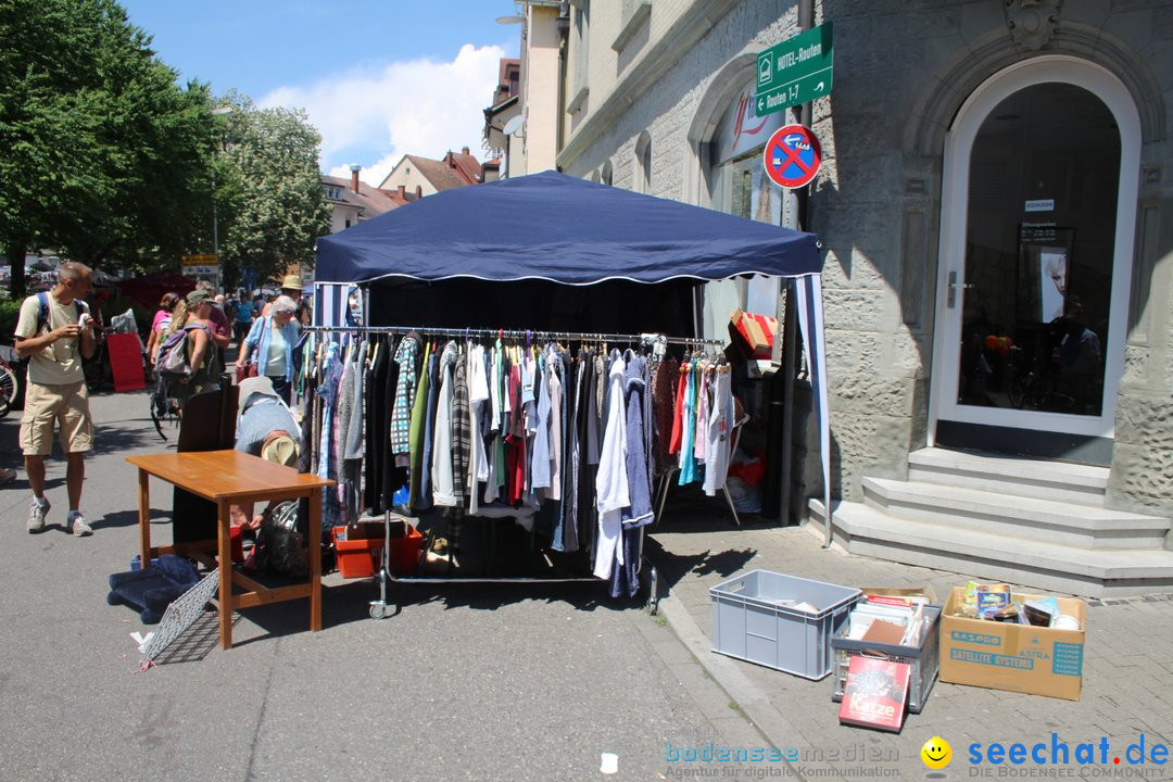 Flohmarkt Kreuzlingen und Konstanz am Bodensee, 10.06.2018