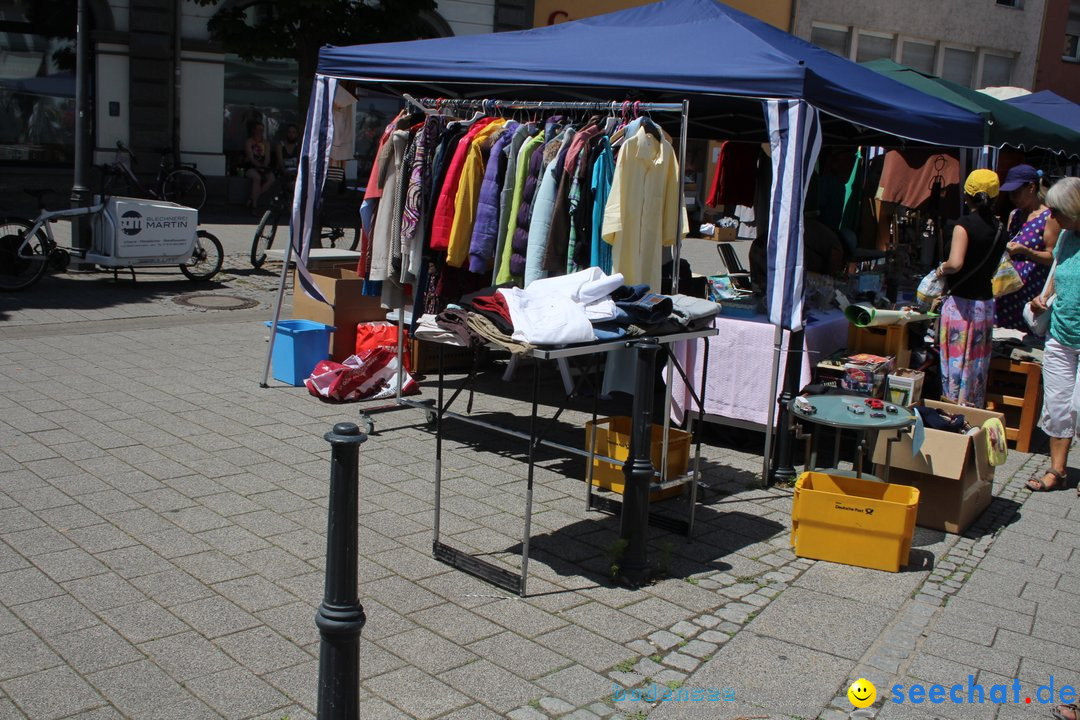 Flohmarkt Kreuzlingen und Konstanz am Bodensee, 10.06.2018