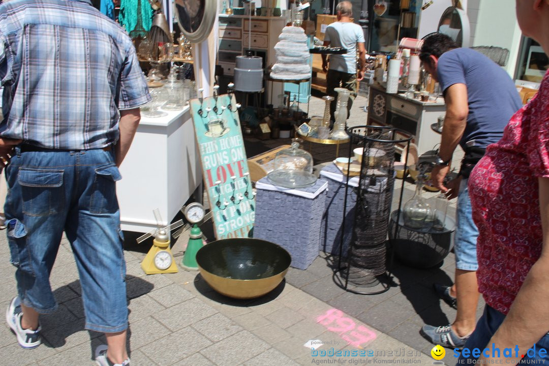 Flohmarkt Kreuzlingen und Konstanz am Bodensee, 10.06.2018