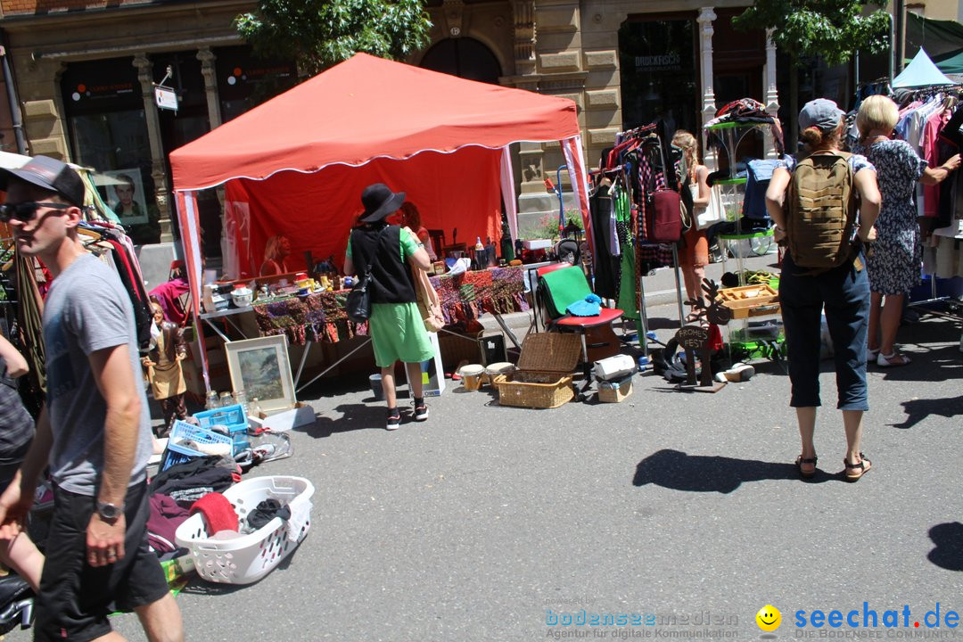 Flohmarkt Kreuzlingen und Konstanz am Bodensee, 10.06.2018