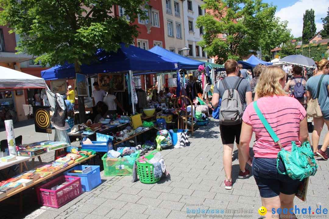 Flohmarkt Kreuzlingen und Konstanz am Bodensee, 10.06.2018