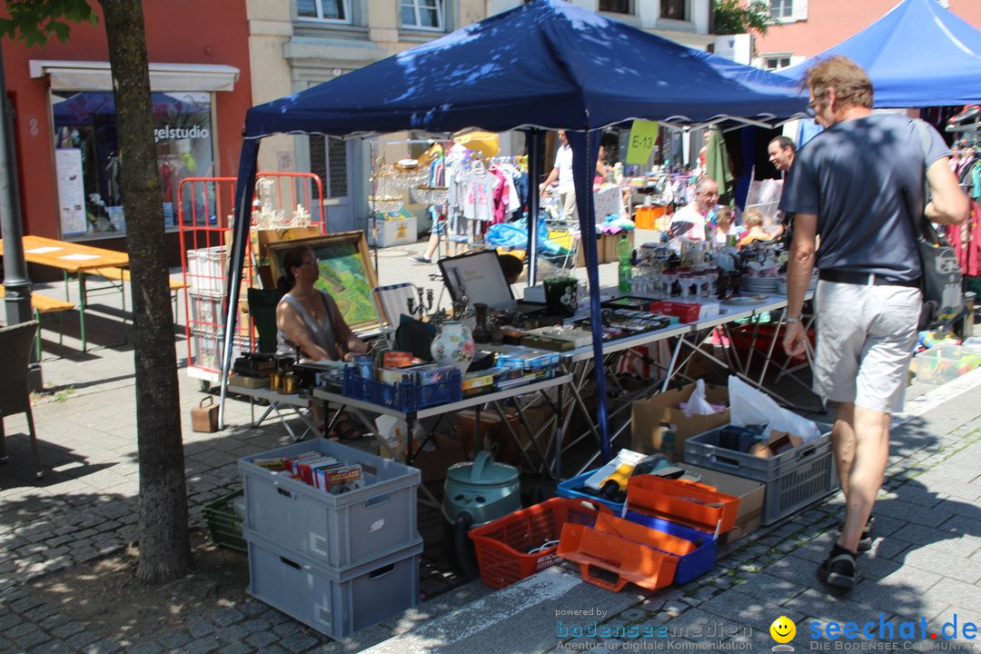 Flohmarkt Kreuzlingen und Konstanz am Bodensee, 10.06.2018