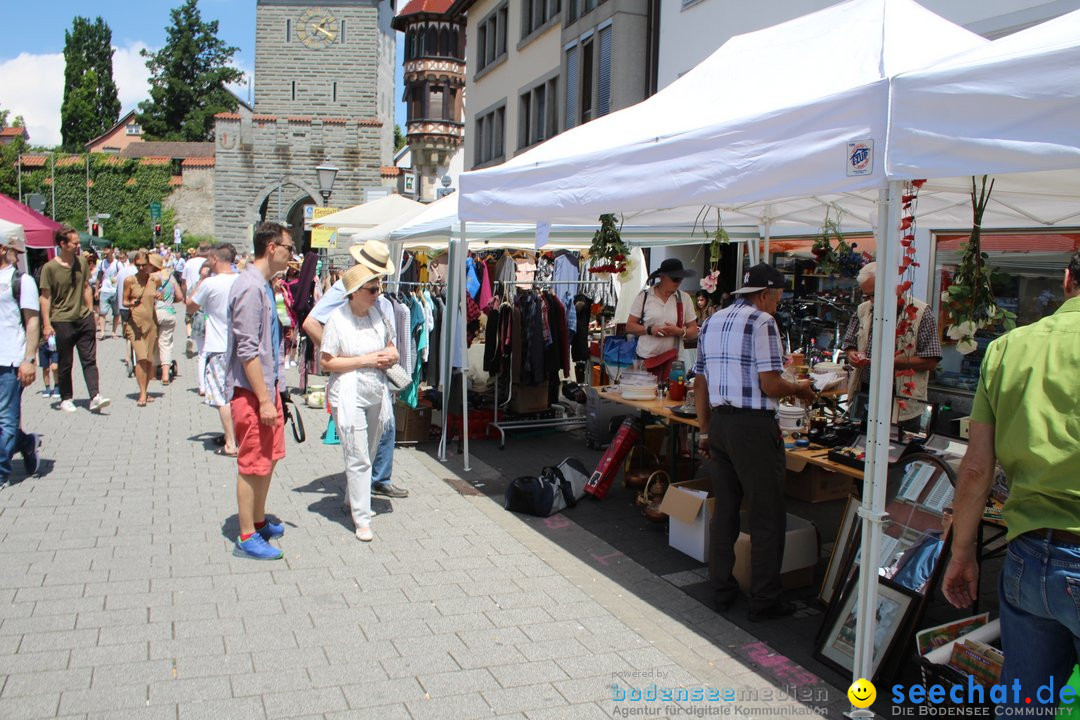 Flohmarkt Kreuzlingen und Konstanz am Bodensee, 10.06.2018