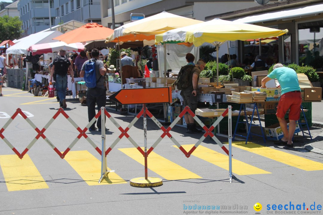 Flohmarkt Kreuzlingen und Konstanz am Bodensee, 10.06.2018