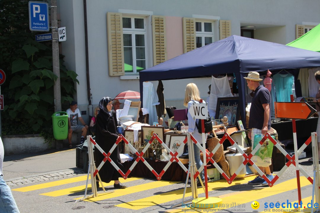 Flohmarkt Kreuzlingen und Konstanz am Bodensee, 10.06.2018