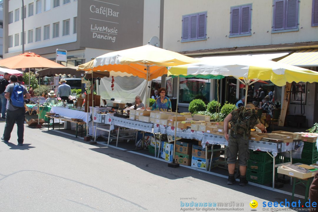 Flohmarkt Kreuzlingen und Konstanz am Bodensee, 10.06.2018