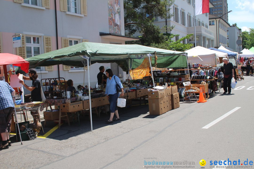 Flohmarkt Kreuzlingen und Konstanz am Bodensee, 10.06.2018