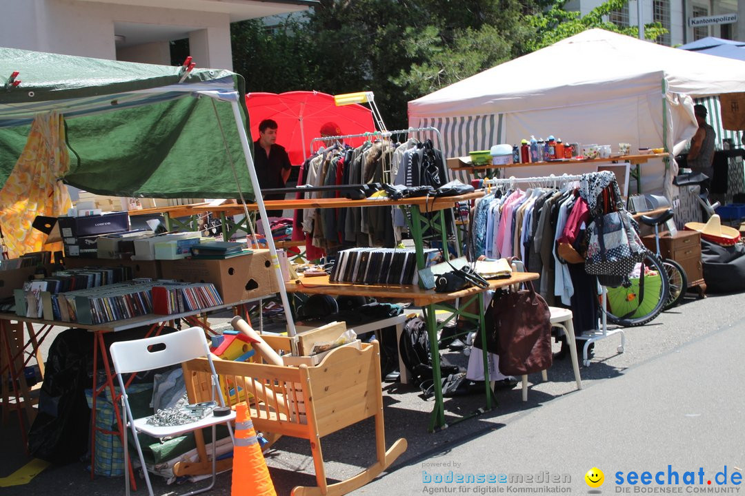 Flohmarkt Kreuzlingen und Konstanz am Bodensee, 10.06.2018