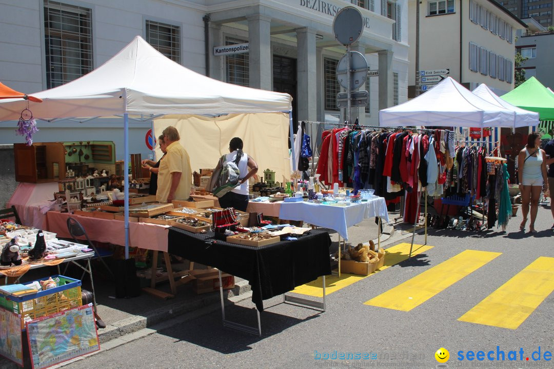 Flohmarkt Kreuzlingen und Konstanz am Bodensee, 10.06.2018