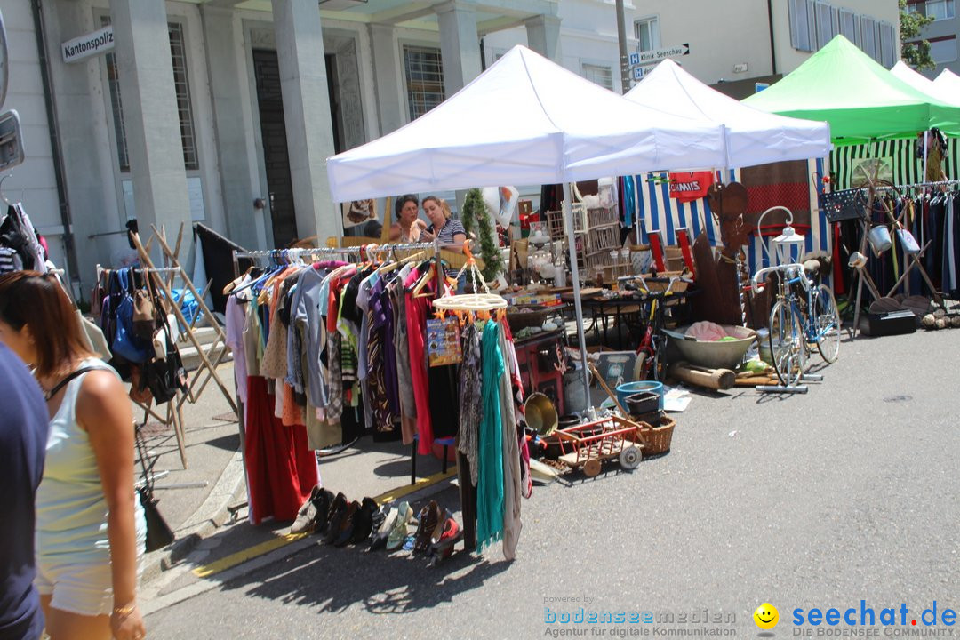 Flohmarkt Kreuzlingen und Konstanz am Bodensee, 10.06.2018