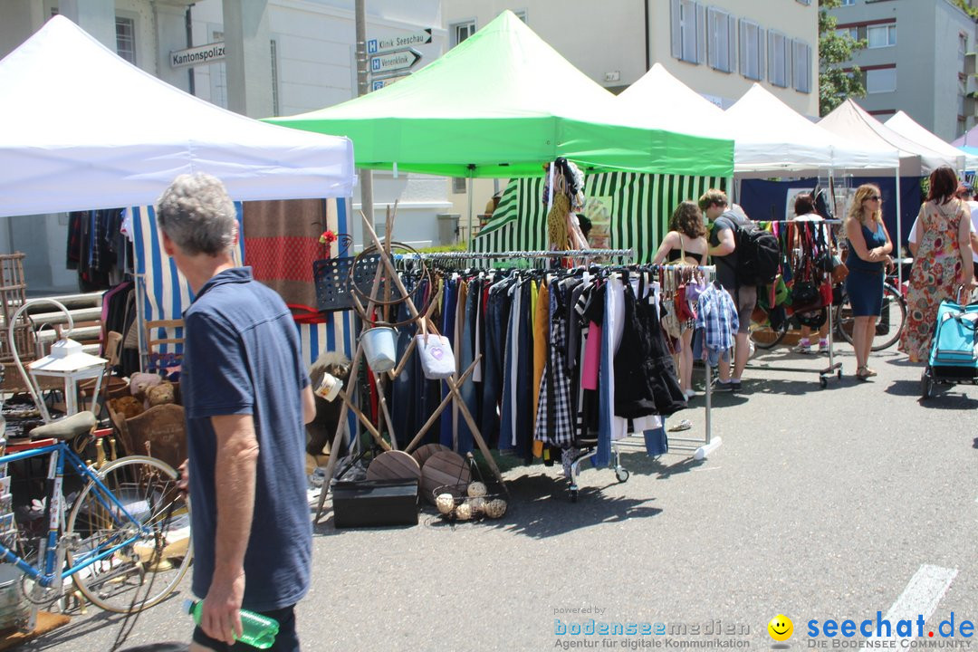 Flohmarkt Kreuzlingen und Konstanz am Bodensee, 10.06.2018