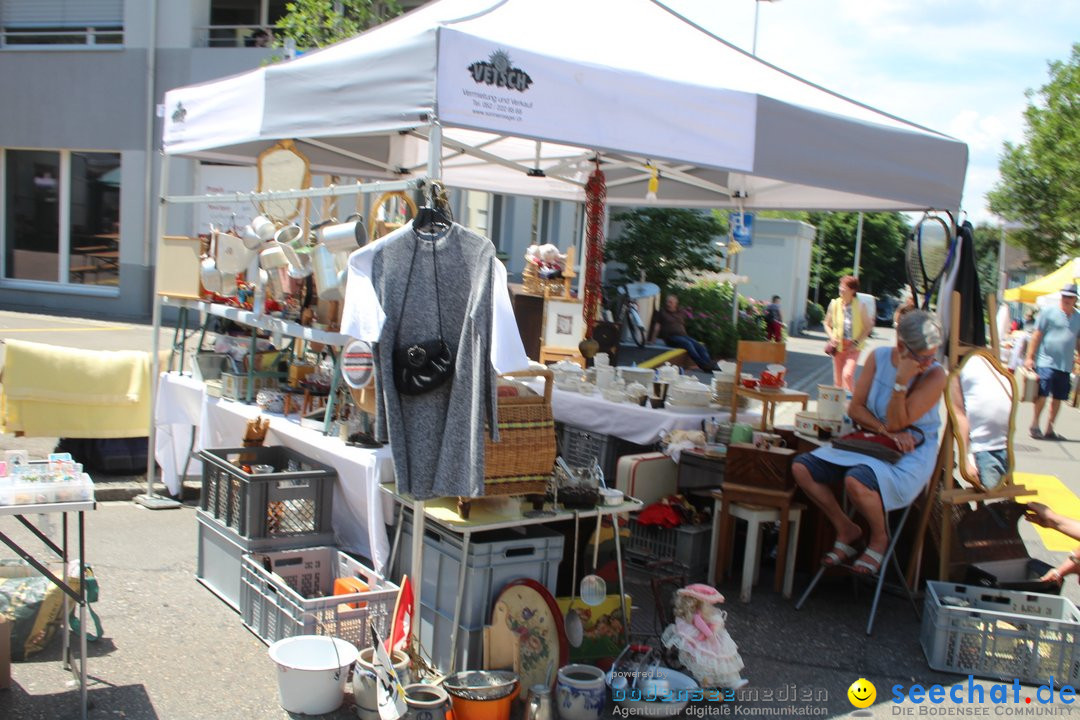 Flohmarkt Kreuzlingen und Konstanz am Bodensee, 10.06.2018