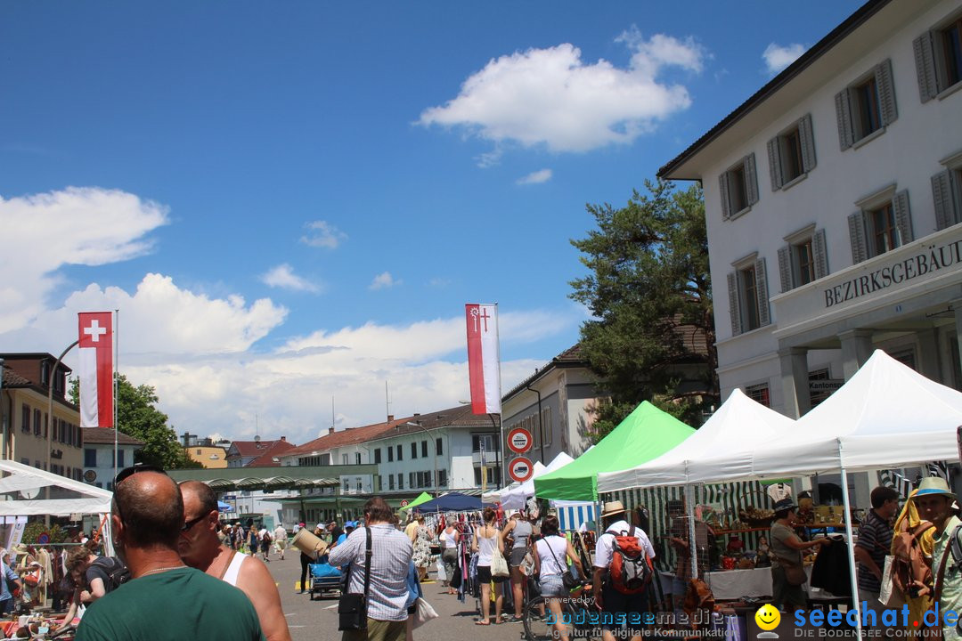 Flohmarkt Kreuzlingen und Konstanz am Bodensee, 10.06.2018