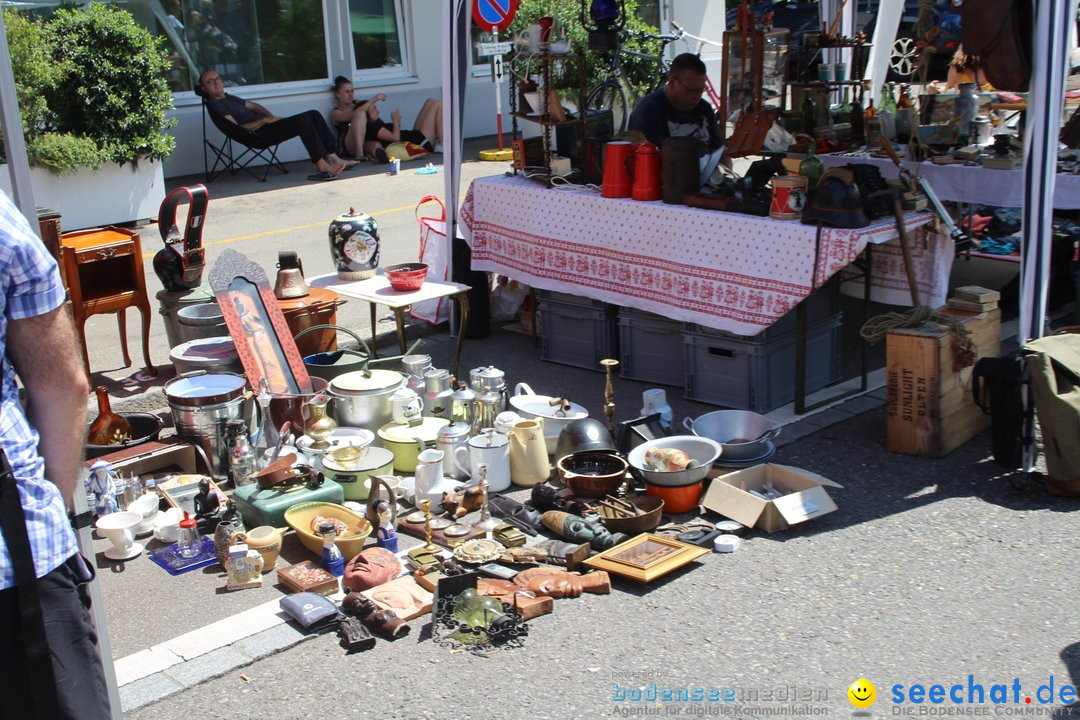 Flohmarkt Kreuzlingen und Konstanz am Bodensee, 10.06.2018