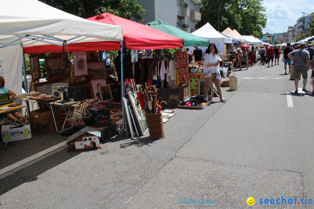 Flohmarkt Kreuzlingen und Konstanz am Bodensee, 10.06.2018