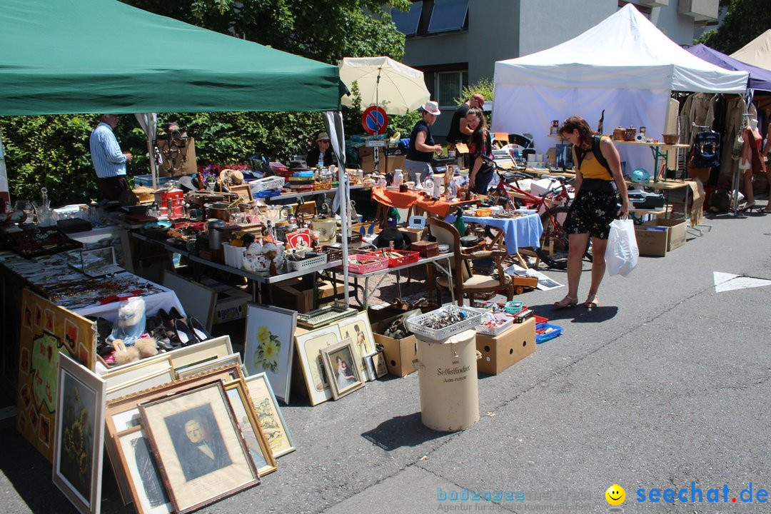 Flohmarkt Kreuzlingen und Konstanz am Bodensee, 10.06.2018